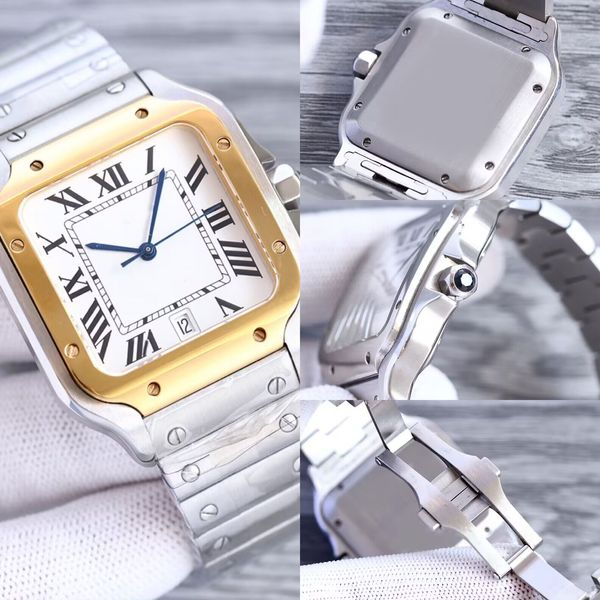 

Luxury Men's Watch 39mm Geneva Original Steel Band 904L Watch Mechanical Watch Stainless Steel Case Bracelet Fashion Men's Watch dhgates Watch Montre De Luxe