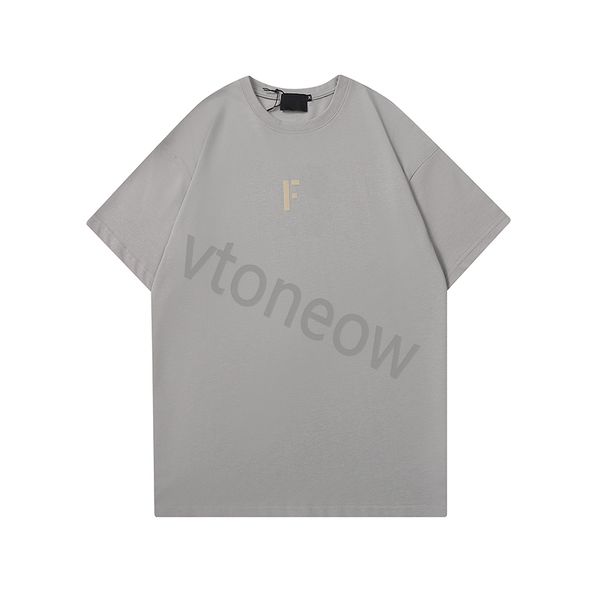 

designer luxurys mens t shirt design letter shirts men women essentialss t-shirts fears short sleeve ofgod, White;black