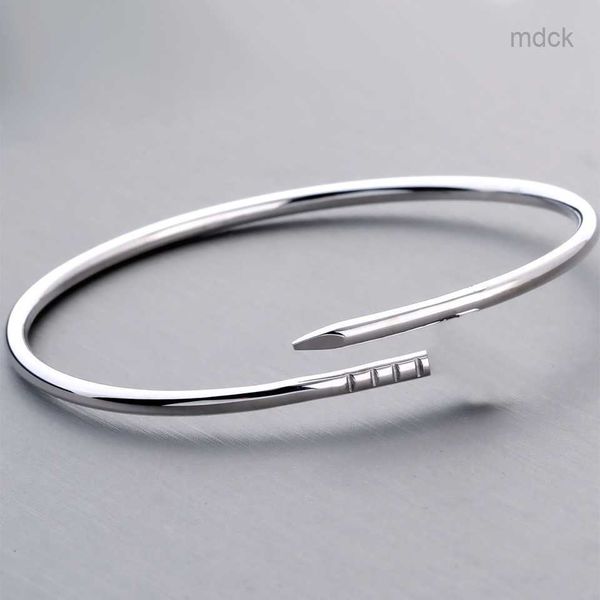 

bangle nail bracelet carti bracelets gold plated silver bangle mens designer braclets armband gold damen thin bangles charm braclet pulsera, Black