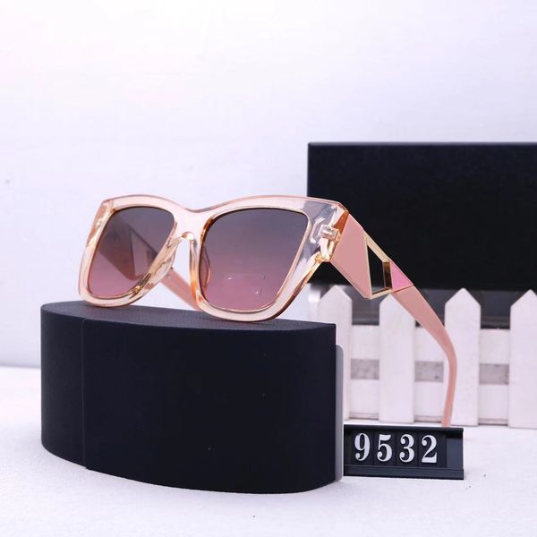 

fashion eyewear sunglasses for women pink sunglasses men lovers cute elegant european style eyeglasses letter personality with box polarized, White;black
