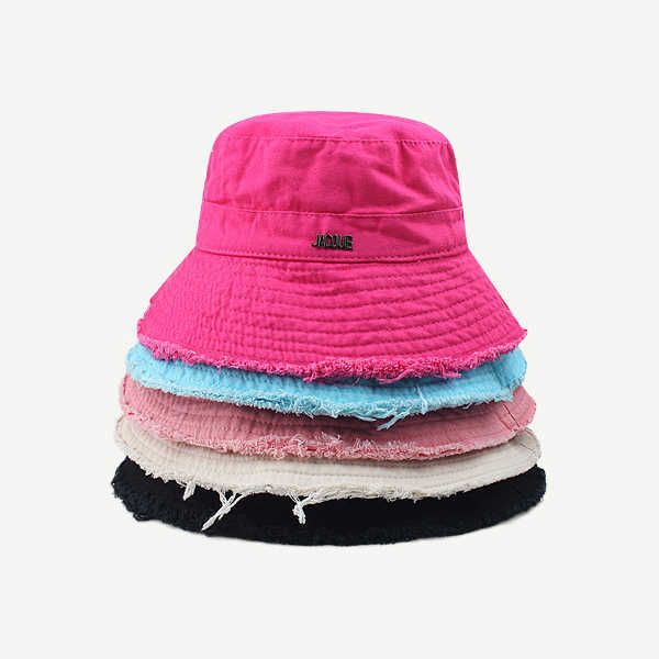 

8 colors womens designer bucket hat bob chapeau vintage hat wholesale gorra super fisherman cap sunhat sunscreen, Blue;gray