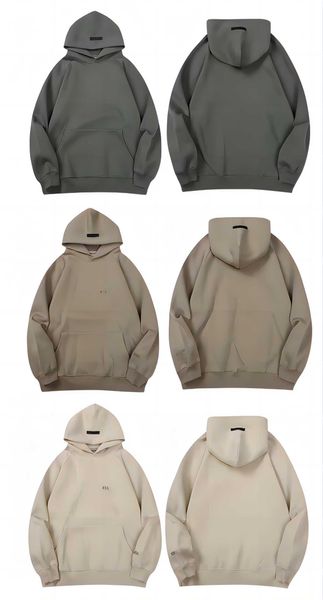 

men's hoodies sweatshirts fashion essent hoodie loose hoodies designer women mens essentail streetwear essen sweatshirts clothing esse, Black