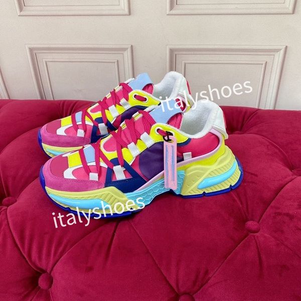 

2023mens fashion sports shoes black rainbow heel trainer womens casual runner sneakers outdoor size