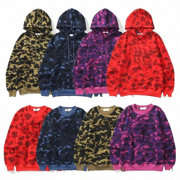 

designer shark hoodie crazy face jacket big abc felpa camo grid hoody men women zipper sudadera autumn winter jogger sportwear loose ape hoo, Black