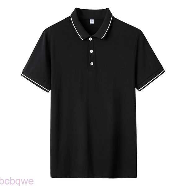 

polos summer men breathable men's cotton polo shirts casual solid color slim fit fashion business male drop vimi, White;black