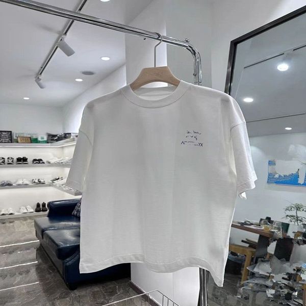 

mens designers t shirt man womens tshirts with letters print short sleeves summer shirts men loose tees asian size #001, White;black