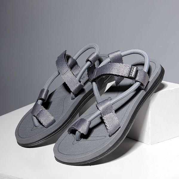 

sandals men men's outer sandal's driving and slipper's casual beach shoes gladiator lovers 230328, Black