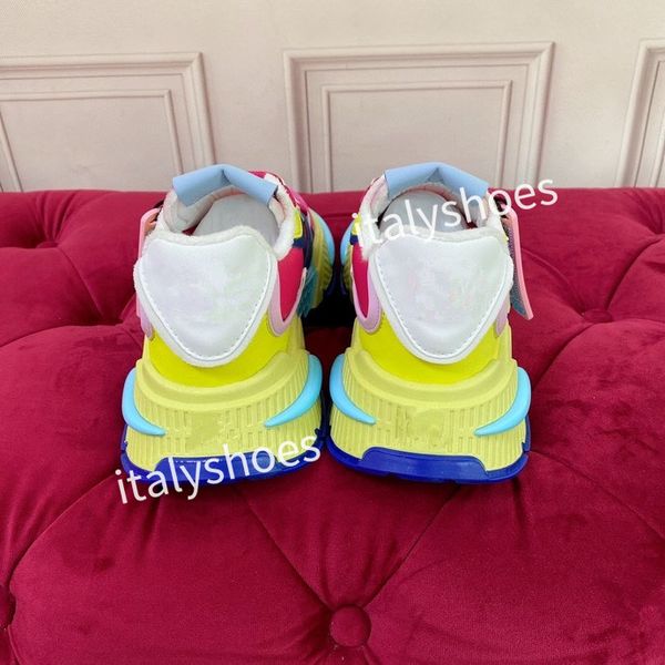 

2023new women fashion sports shoes black rainbow heel trainer womens casual runner sneakers outdoor size