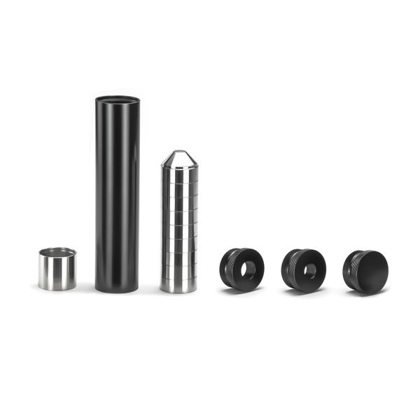 

fuel filter 7inch l 1.45 "od aluminum solvent cleaning tube filter 9pcs stainless steel durable cnc cups with 1/2x28 5/8x24 end caps 9m