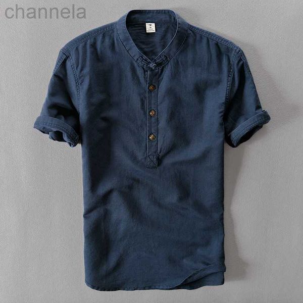 

men's t-shirts 2022 new t-shirt vintage plus size short sleeve retro fashion men summer cotton linen tees streetwea, White;black