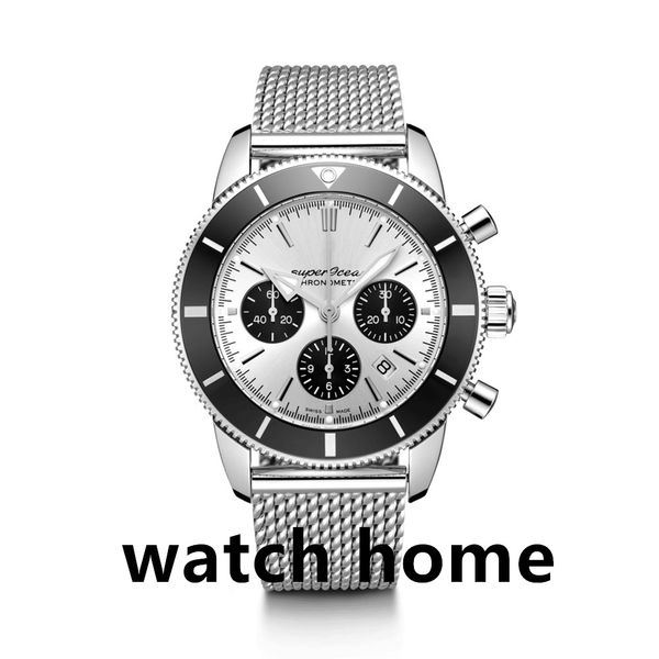 

2023 new luxury superocean heritage watch 44 mm b20 steel belt automatic mechanical quartz movement full working quality wrist wa cmnx, Slivery;brown