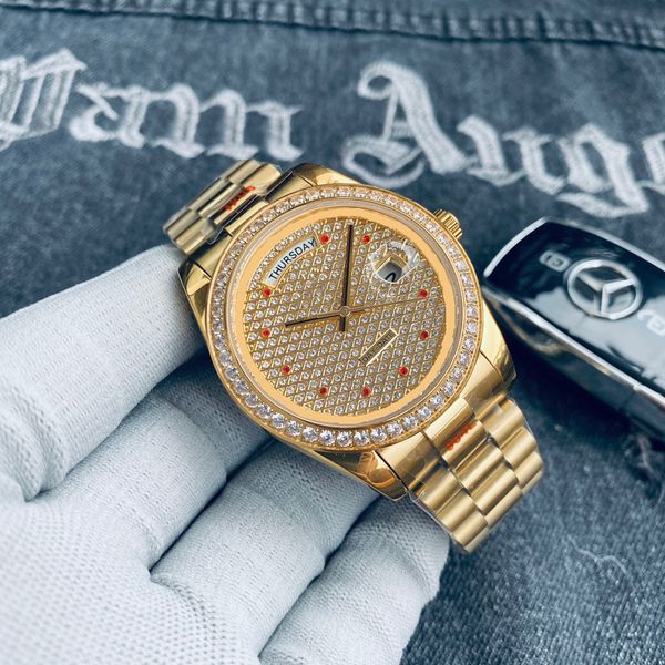 

watch automatic mechanical mens watches 41mm silver wristband waterproof all stainless steel wristband fashion designer wristwatch a8, Slivery;brown