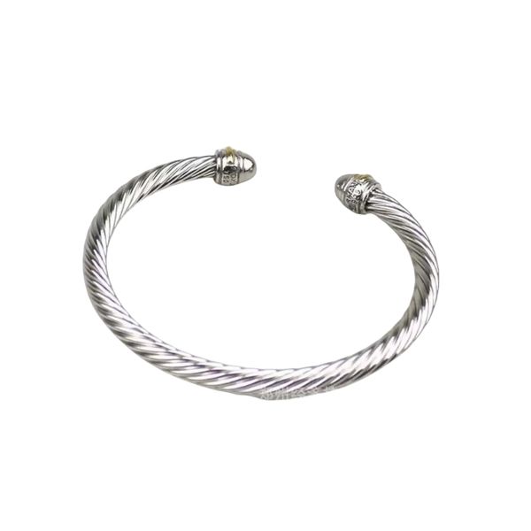 

Classic Designer DY Bracelet Jewelry Luxury Fashion jewelry Popular Woven Bracelet Round Head Open Bracelet DY Jewelry Christmas gift jewelry accessories quality