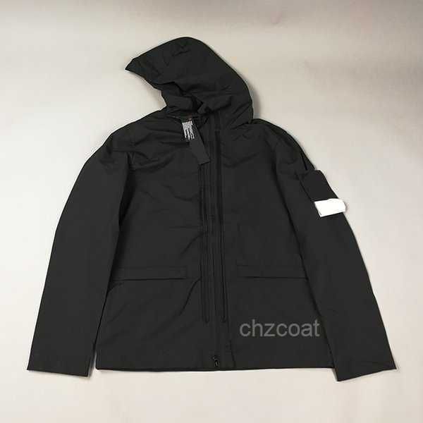 

fashion brand jackets spring autumn new foldable storage bag thin coat windbreaker medium length men's hooded jacket and windproof re90, Black;brown