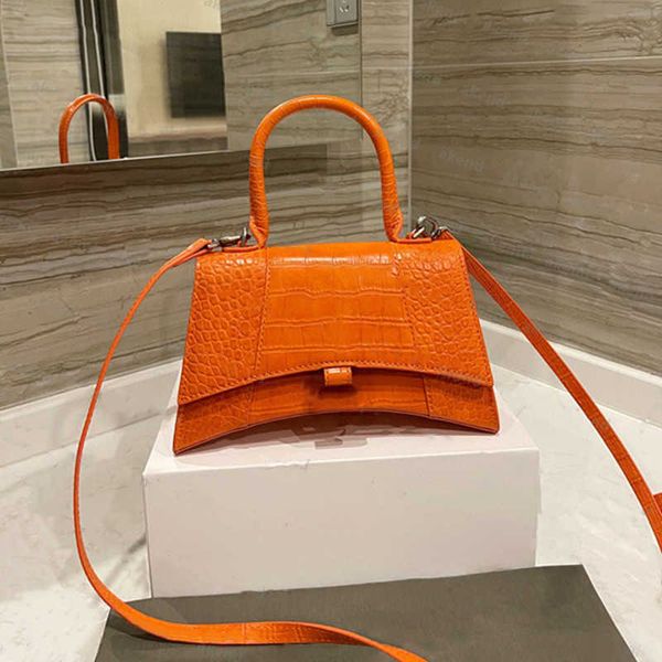 

hourglass designer bag genuine leather classic womens tote handle crossbody bags evening ladies shoulder bags crocodile pattern handbag wall