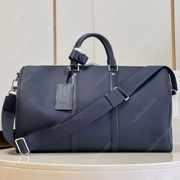 

10A top luxurys handbags Outdoor travel bag 50cm Genuine Leather men Classic kepall duffel Bag Leather Large Capacity Wallet with Lock 1:1copy Fashion large tote bag
