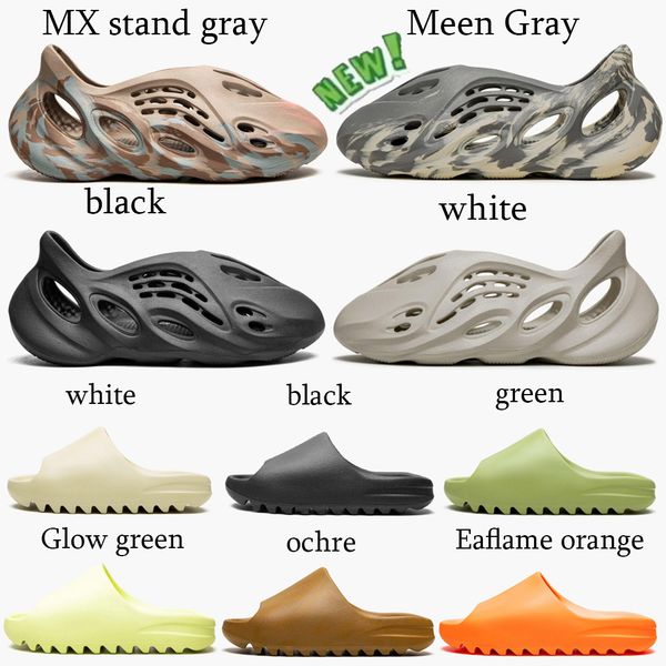 

slippers foam running shoes fashion slide children's slide sandals triple black and white red resin bone desert sand light and comforta