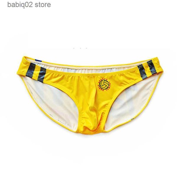 

men's swimwear d.m briefs underwear low waist mens bikini swimwear gay mini pouch panties desmiit swimming trunks pool wear no lining t