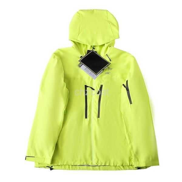 

luxury brand designer jacket outdoor windproof waterproof hooded sweatshirt spring alpha arc jacket men women cardigan coat embroidery sport, Black;brown