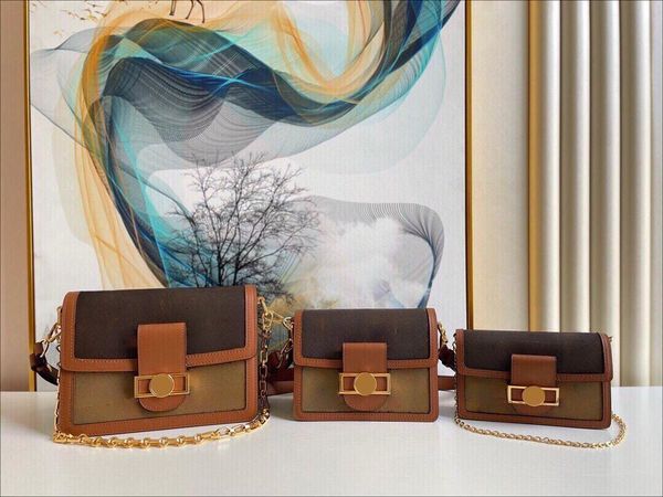 

5a 2023 luxury dauphine fashion bag shoulder carrying women's handbag designer brand messenger bag wallet crossbody bag