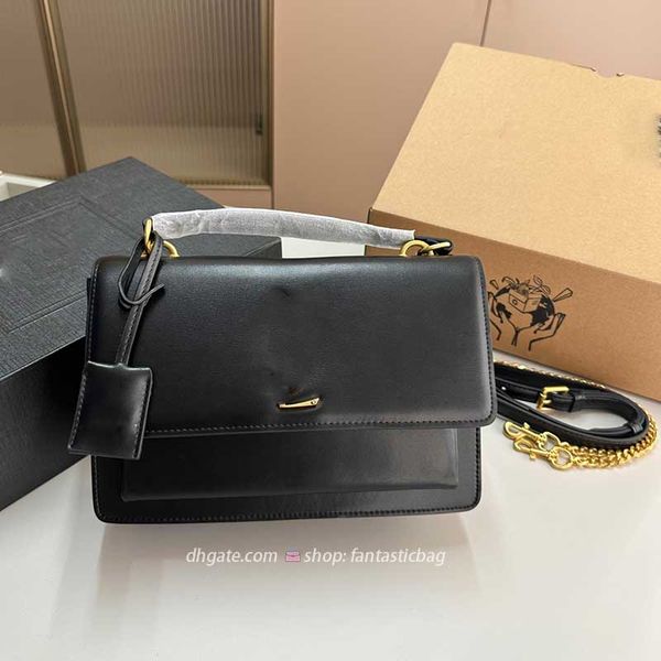 

sunset bag d4 25cm y-shaped genuine leather cross body bag square flap clutch envelope satchel shoulder bags women luxury handbag