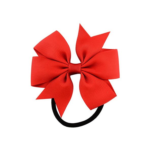 

girls ponytail holder grosgrain ribbon cheerleading bows elastic hair tie bands for girls school college teens senior cheerleader