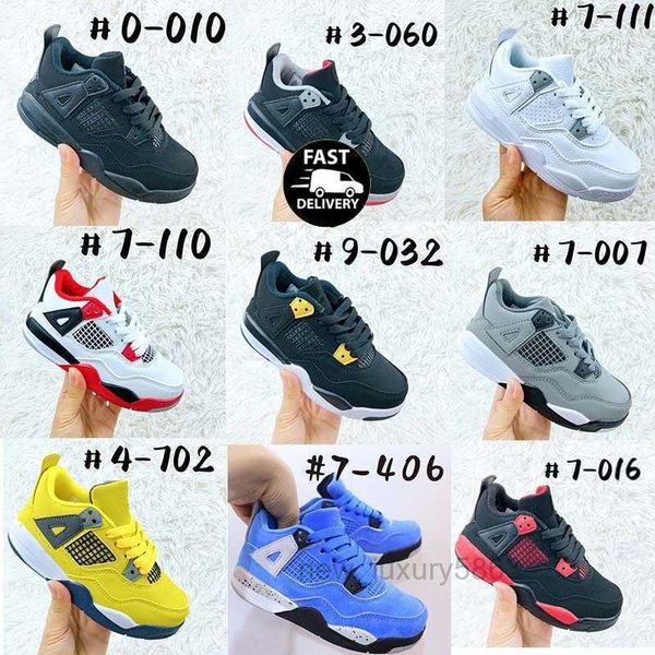 

jumpman 4 kids basketball shoes retro black cat white grey toddler td 4s red chicago pink multicolor boys girls outdoor shoe baby sports ath