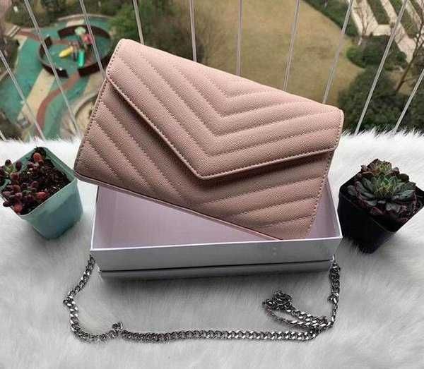 

designer bag women shoulder bag genuine leather chain purse bag leather crossbody luxury handbags clutch purses ladies wallets tote gold sil