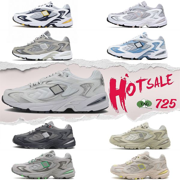 

designer with box 725 running shoes nb 725s shoes metallic sier white kumquat team carolina dark grey green beige brown men women outdoor sp, Black