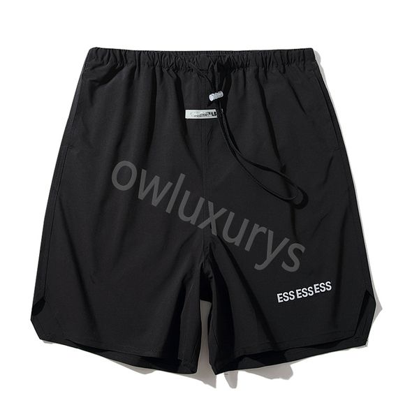

2023 summer men cotton jogging shorts solid casual essen beach pants fashion sports fears mens shorts ofgod, White;black