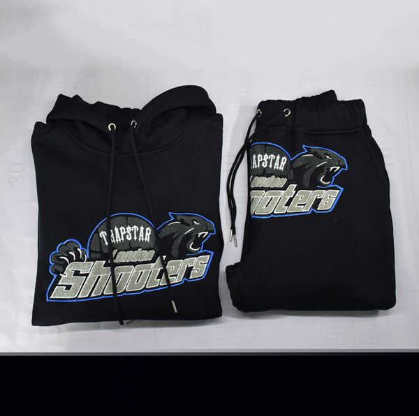 

men's tracksuits casual embroidered men women hoodie trapstar london shooters hooded tracksuit designer sportswear pullovers 2023, White