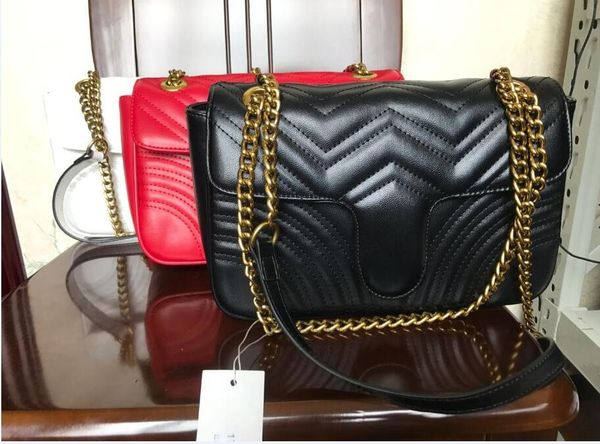 

handbag luxury designers bags shoulder crossbody chain bag wallets totes double letters chains hasp square purse 7774#60o