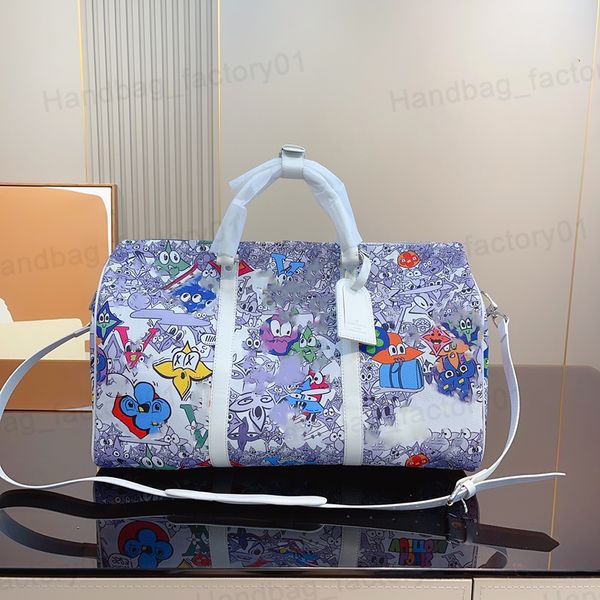 

designer duffel bags luxury fashion travel fitness bag mens fashion leather pu outdoor packs classic pattern shopping bag handbag 5a quality