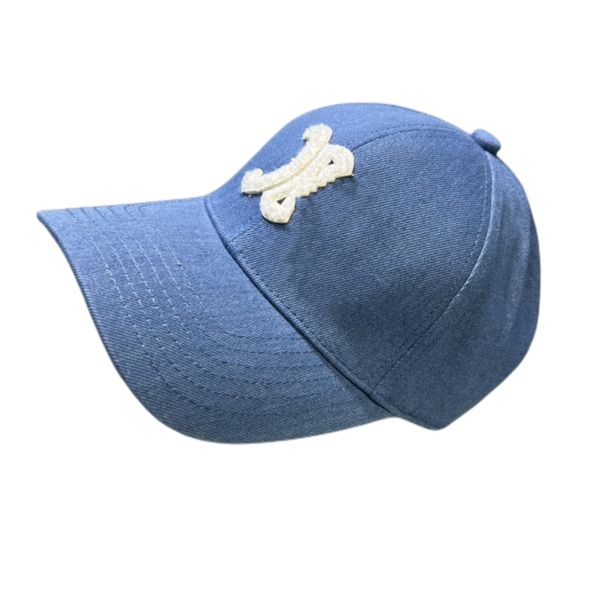 

designer baseball cap fashion luxury summer outdoor sunscreen ball caps casual adjustable hatband solid letter cowboy hat, Blue;gray