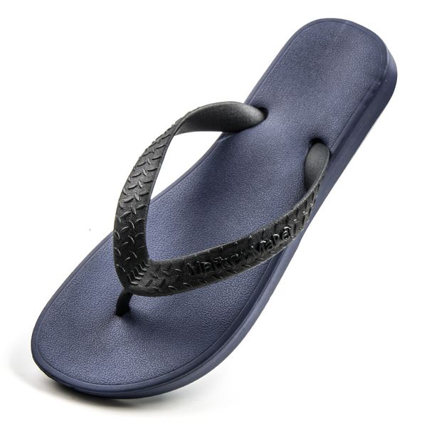 

slippers men's flip flops and outdoor antiskid men slides beach shoes 230328, Black