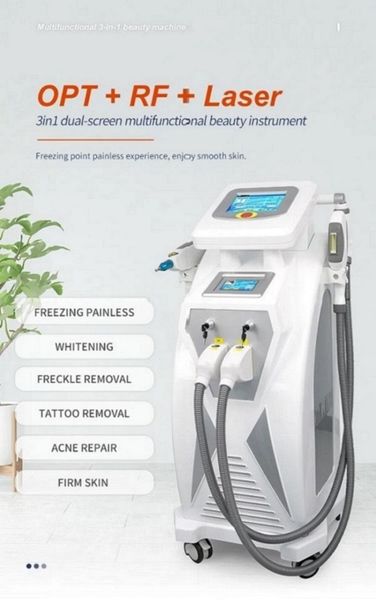 

laser machine ipl opt hr laser hair removals opt e-light nd yag tattoo removal machine, Black