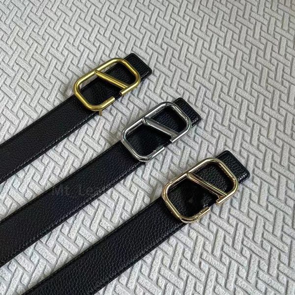 

womens designer belt for women litchi grain waistband 105-125cm fashion golden silver bronze buckle beltss width 3.8cm anniversary gift fash, Black;brown