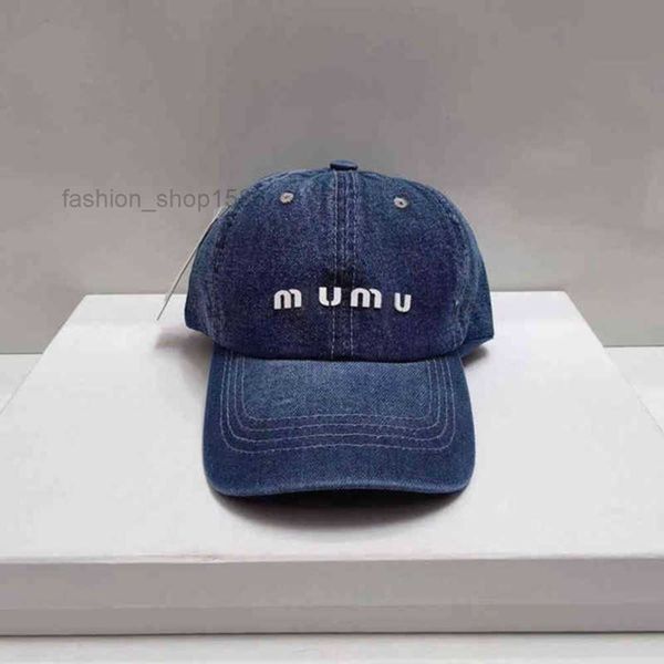 

miu denim baseball cap women hip hop hat letter caps for ladies men outdoor summer visor autumn casual snapback sun hat gorras, Blue;gray