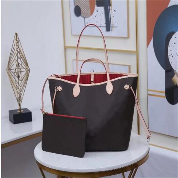 

totes woman women luxurys designers bags pu leather handbags messenger crossbody shoulder bag wallet lady fashion 2pcs totes large-capacity