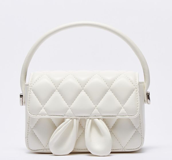 

totes women's classic simple plaid embossed texture rabbit ear small crossbody bag