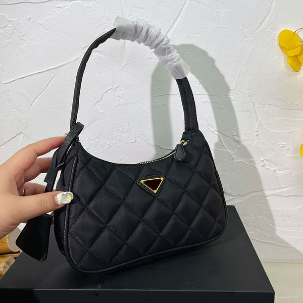 

triangle bag hobo cross body shoulder nylon quilting women bags handbags underarm handbag purse plain lady pouch wallet fashion letter adjus