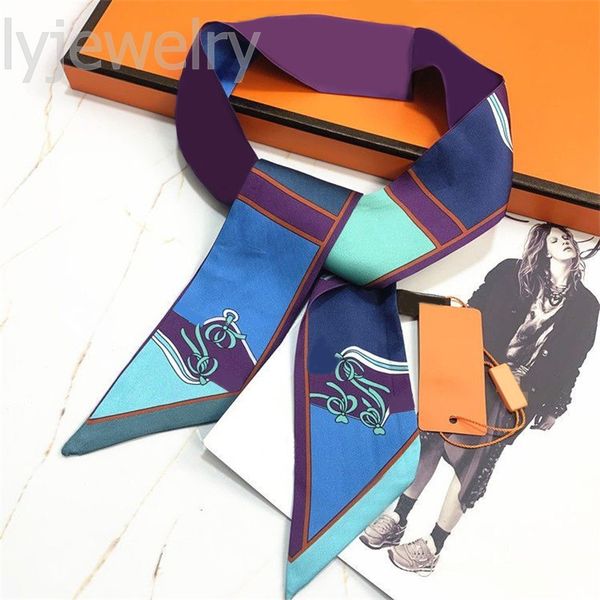 

elegant ladies scarves designer silk scarf christmas birthday gift for lovers delicate bag charm cute european style scarf street shopping p, Blue;gray