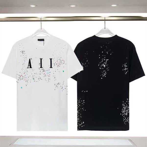 

new summer designer mens t shirt lettering casual couple cotton t-shirt comfortable fashion short sleeve, White;black