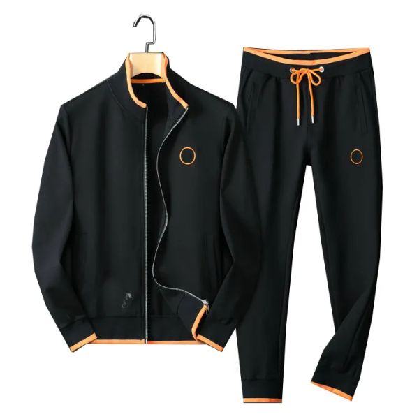

ooa23men's set tracksuits designer mens ladies tracksuit suit hoodie or pants sweatshirts suits zippers letters printed autumn winter, Gray