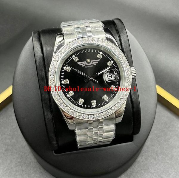 

16 style mens watches 41mm 36mm 278238 228238 278381 black dial watch automatic mechanical movement mens diamond bezel stainless steel wrist, Slivery;brown