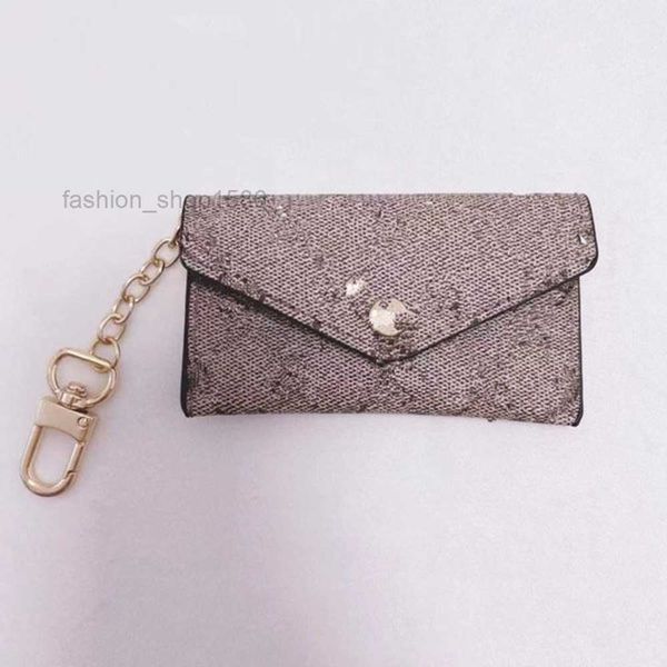 

designer key pouch fashion leather purse keyrings mini wallets coin credit card holder 19 colors epacket, Silver