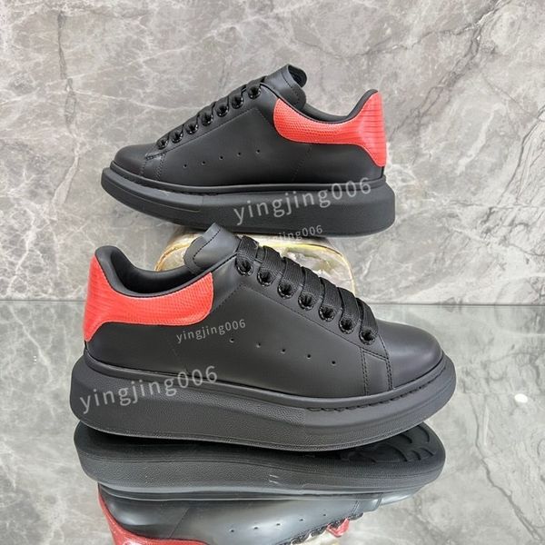 

men desinger quality sneakers white shoes brand low sneaker leather rubber sole causal shoes2023, Black
