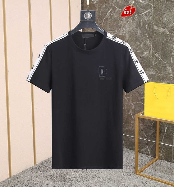

mens designer t shirt italian milan fashion strap jersey tshirt summer black white tshirt male hip hop streetwear 100 cotton 12 dsquare 2 d, White;black