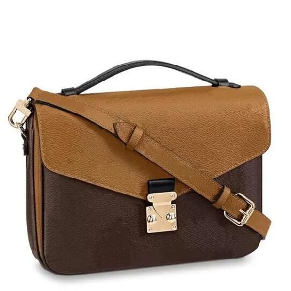 

designer women messenger shoulder bag leather clutch totes pochette crossbody briefcases metis handbags purse m41487