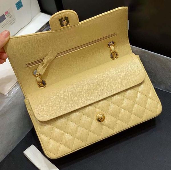 

Shoulder Bags designer handbag women messenger bag plaid flip handbag gold and silver chain leather double letter solid color buckle square stripe crossbody bag, #17